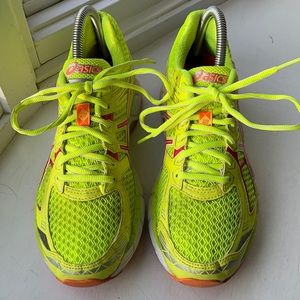 ASICS GT-2000 neon green and pink women’s size 8 T3P8N